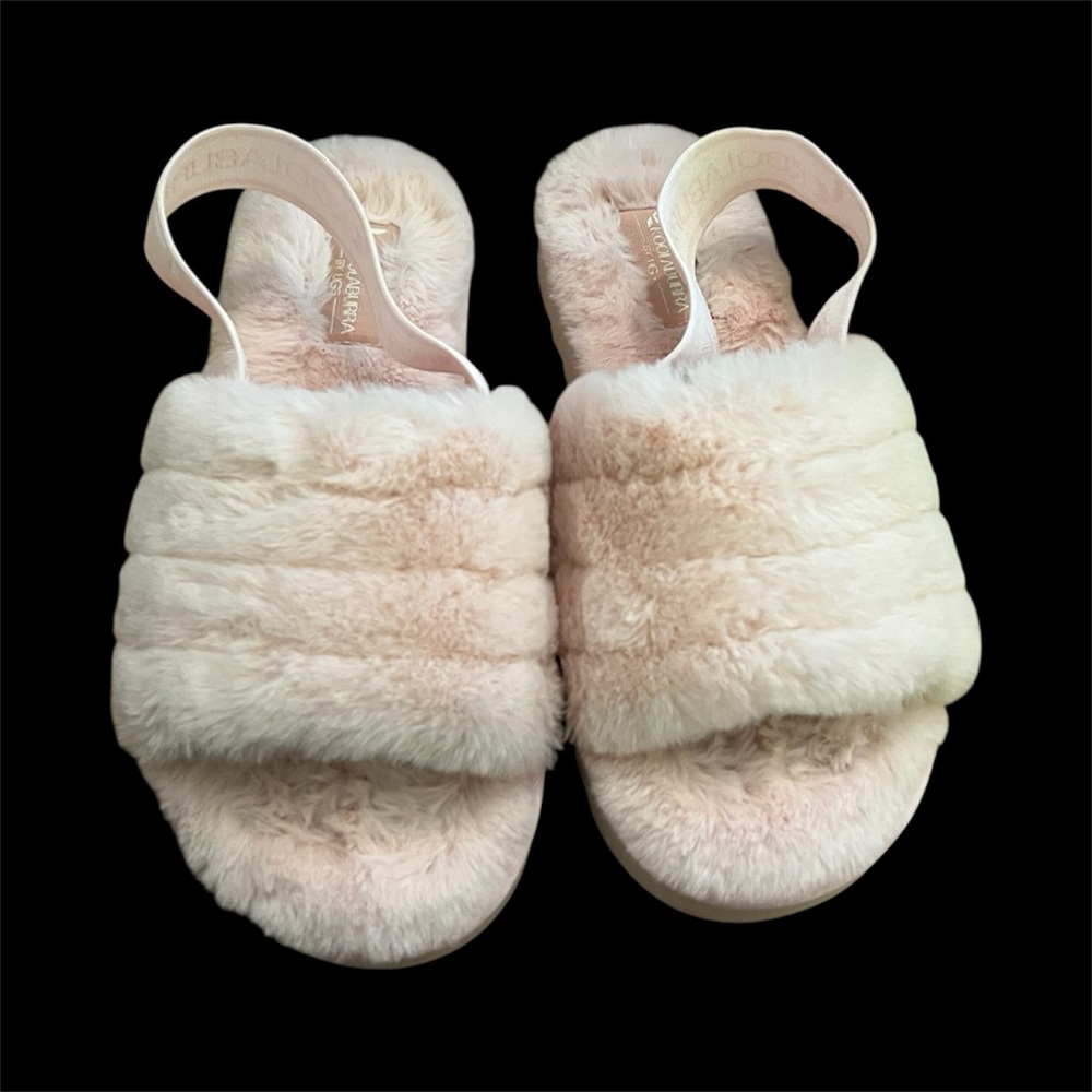 Fluffy Pink Slide slippers